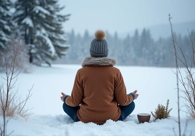 Snømeditasjon med urter